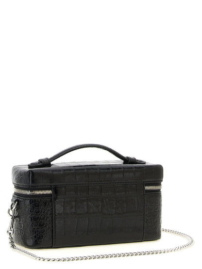 Tory Burch Charlie Vanity Case Crossbody Bag Black