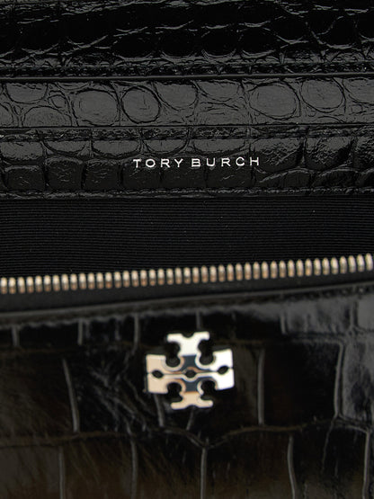Tory Burch Charlie Vanity Case Crossbody Bag Black