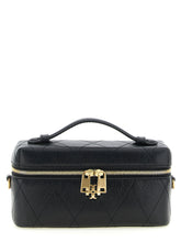 Tory Burch Charlie Vanity Case Crossbody Bag Black