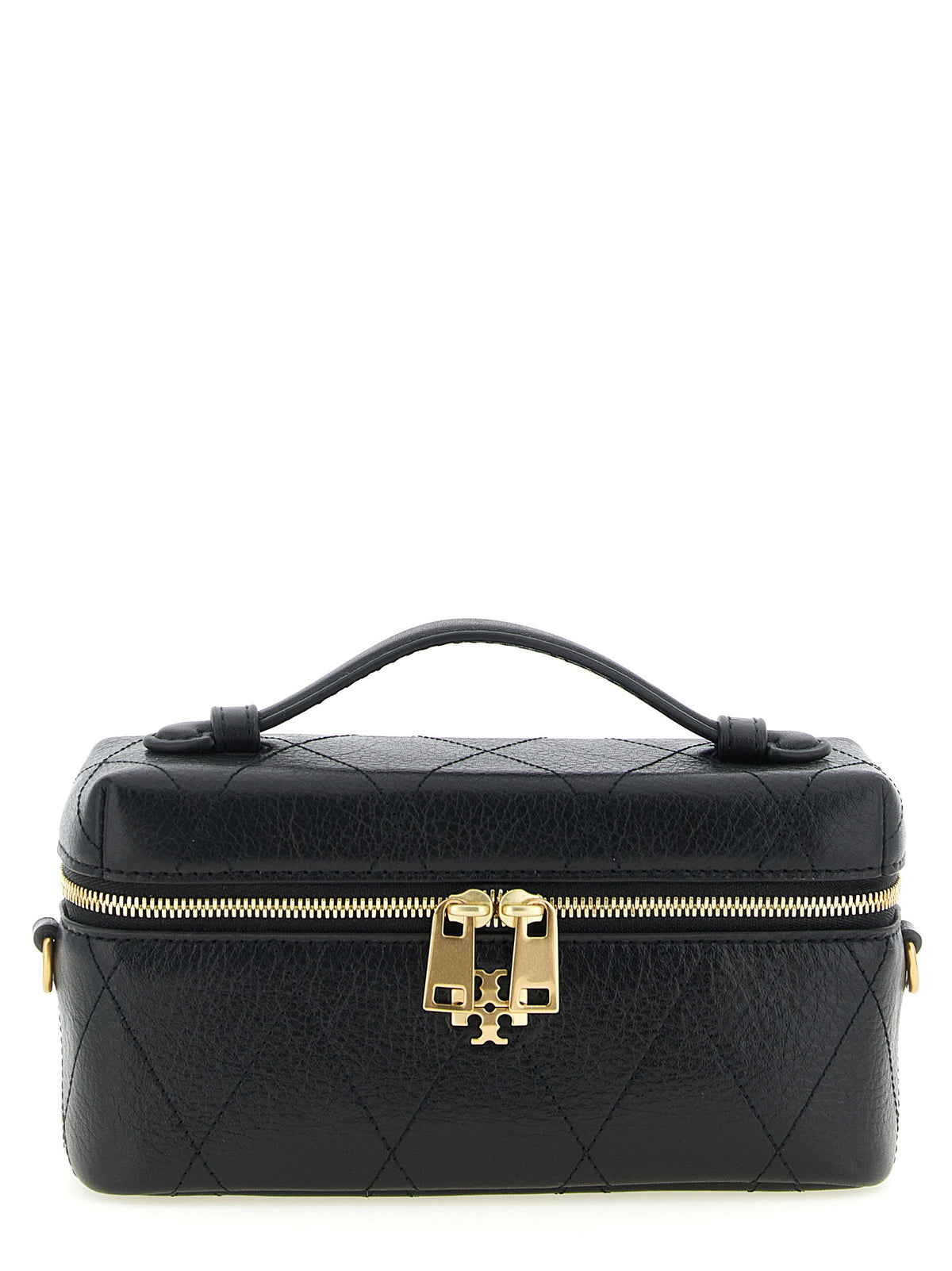 Tory Burch Charlie Vanity Case Crossbody Bag Black