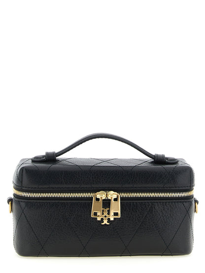Tory Burch Charlie Vanity Case Crossbody Bag Black