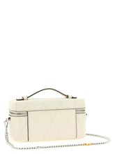 Tory Burch Charlie Vanity Case Crossbody Bag White