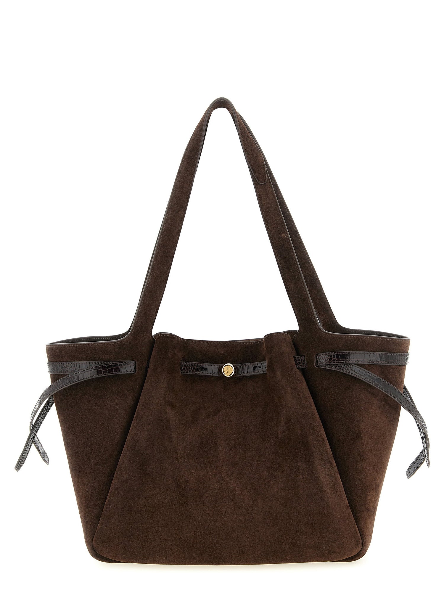 Tory Burch Romy Shopping Bag Brown