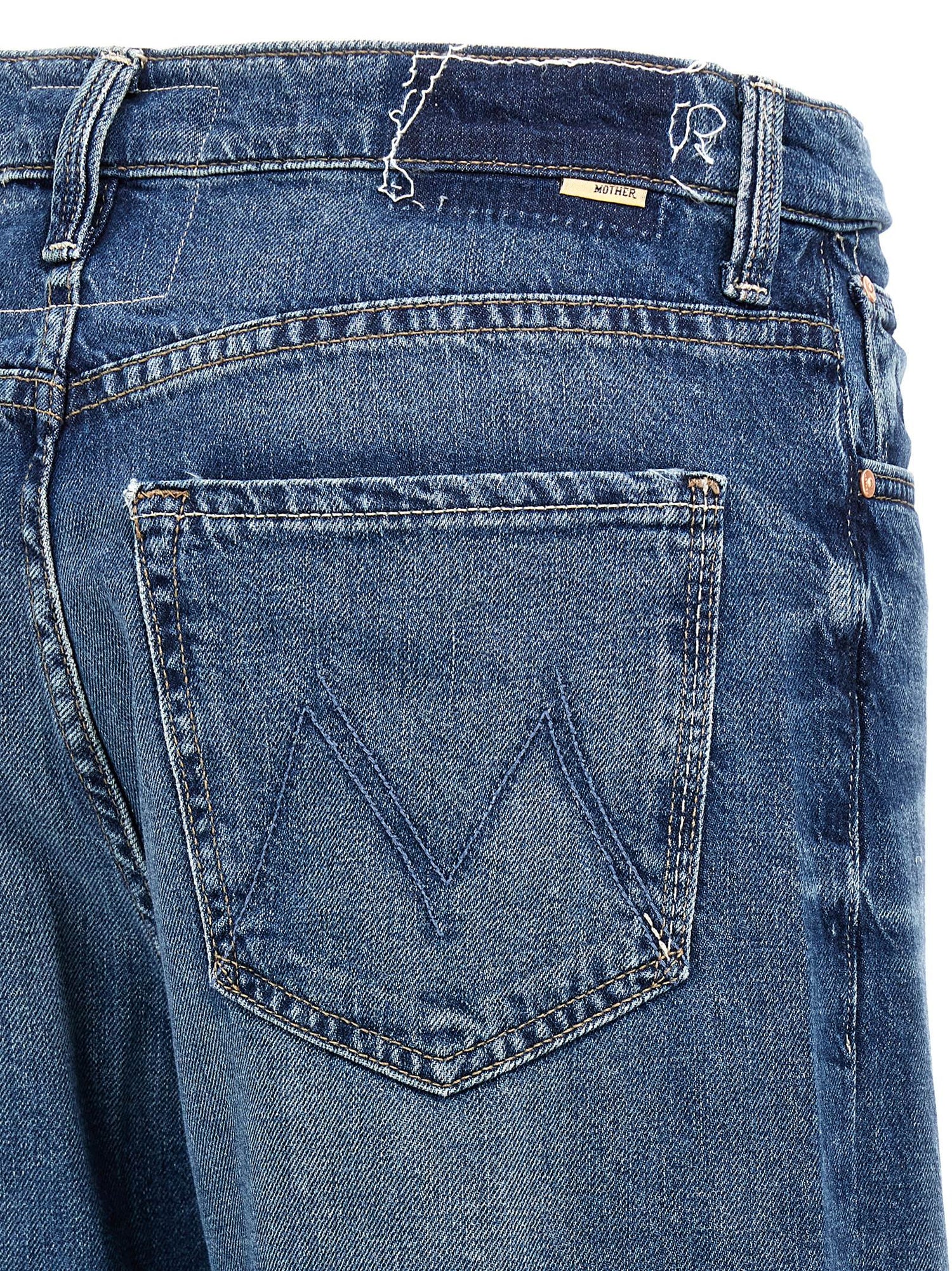 Mother The Dodger Ankle Jeans Blue