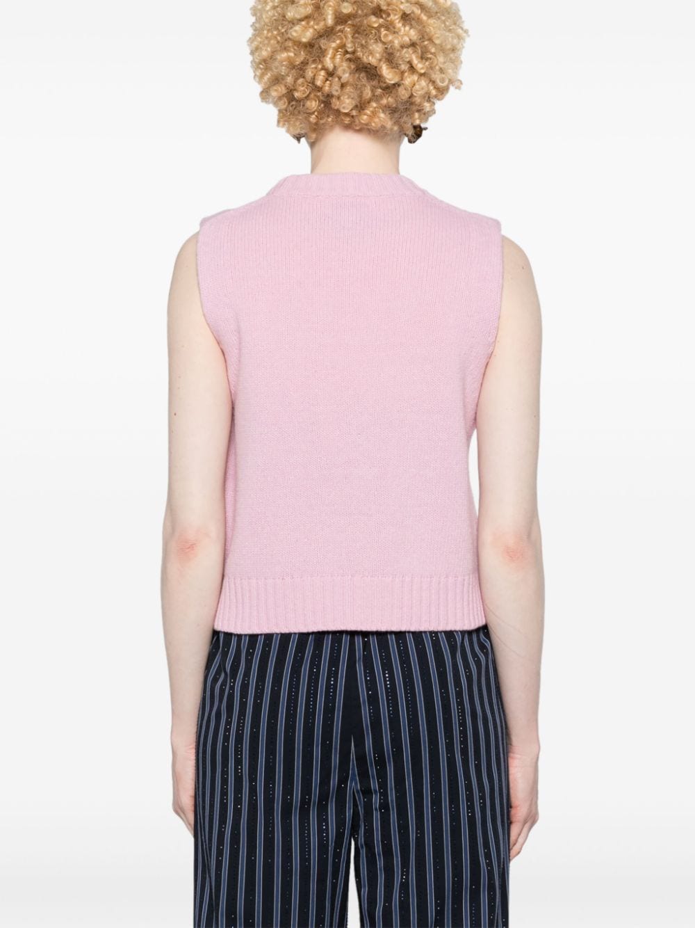 GANNI light pink knitted Sweaters