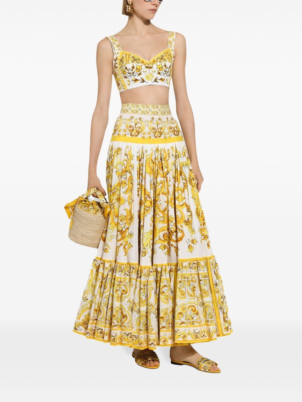 Jupes Dolce &amp;amp; Gabbana Jaune