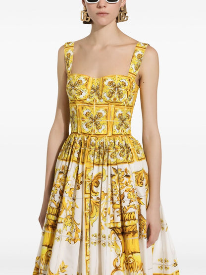 Robes Dolce &amp;amp; Gabbana Jaune