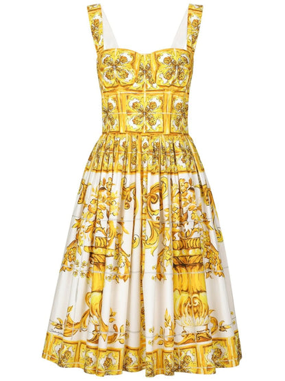 Robes Dolce &amp;amp; Gabbana Jaune