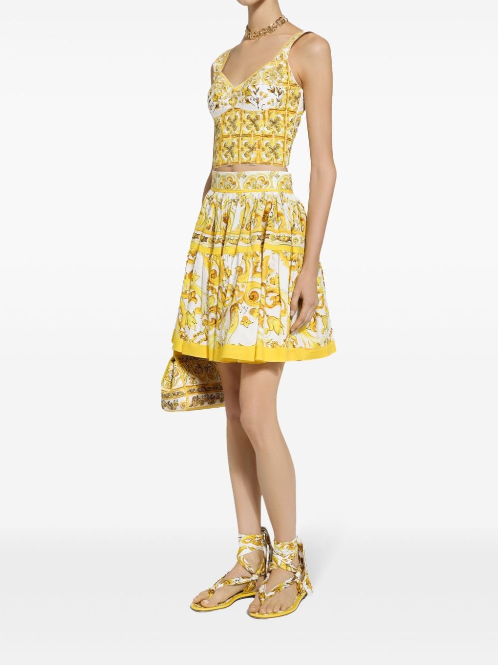 Jupes Dolce &amp;amp; Gabbana Jaune