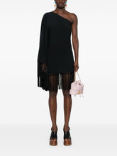 TALLER MARMO PRE Fringed Short Dress Black
