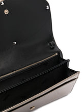 Diesel 1DR Metallic Gold Leather Wallet on Chain Golden