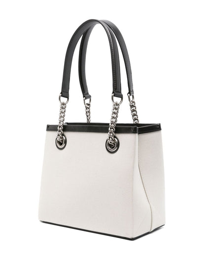 Balenciaga Small Duty Free Canvas Tote Bag Beige