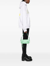 Balenciaga Le Cagole XS Green Leather Shoulder Bag Green