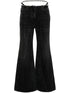 Givenchy Wide Leg Denim Jeans Black