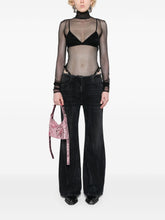 Givenchy Wide Leg Denim Jeans Black