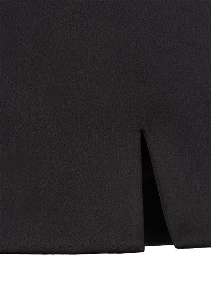 Marc Jacobs The Duchess Satin Bias-Cut Mini Skirt Black