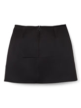 Marc Jacobs The Duchess Satin Bias-Cut Mini Skirt Black
