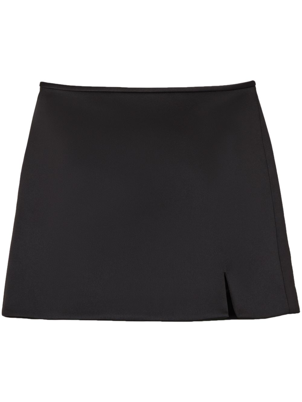 Marc Jacobs The Duchess Satin Bias-Cut Mini Skirt Black