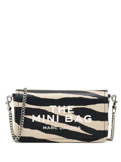 Zebra Printed Mini Crossbody Bag