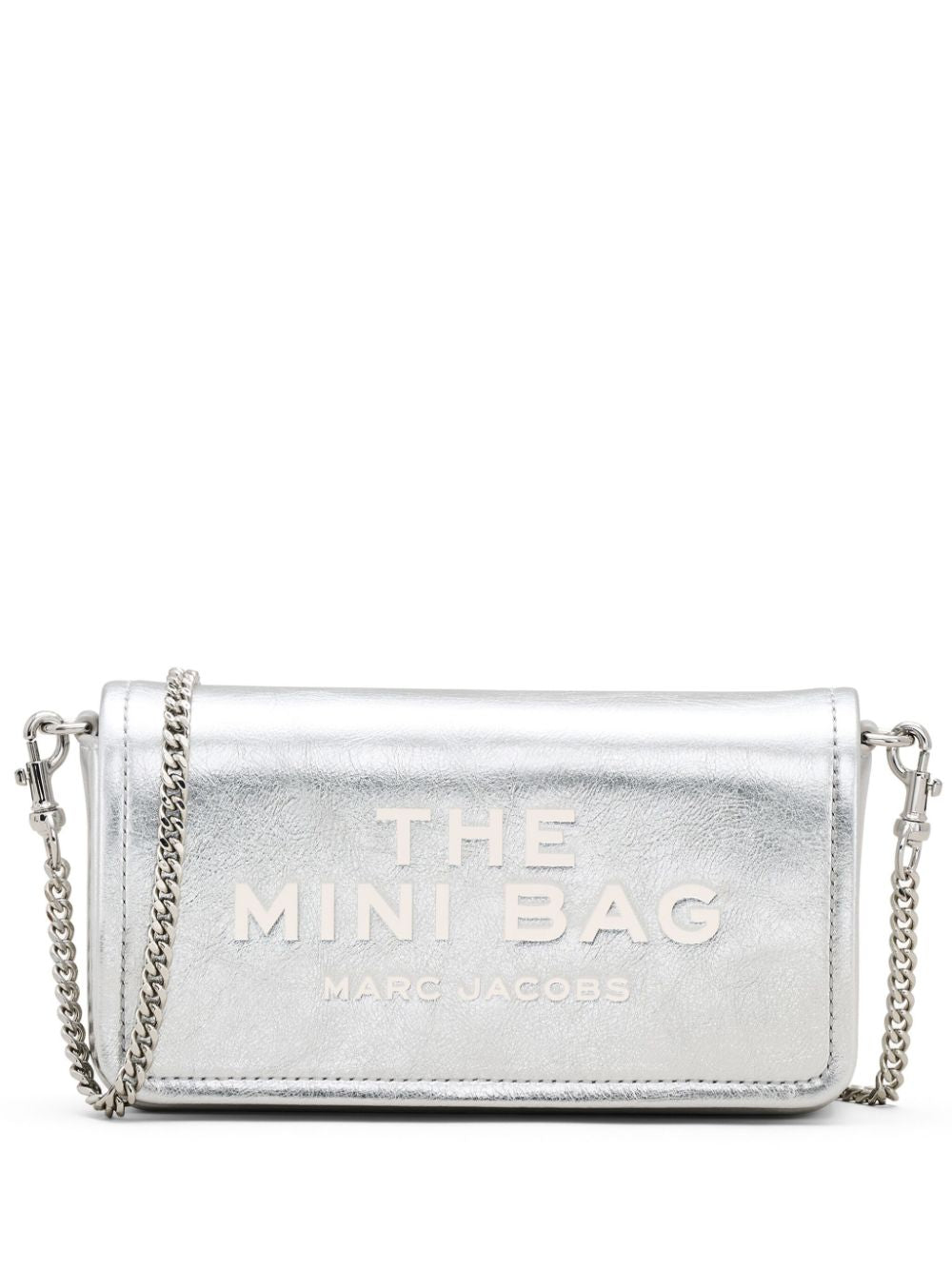 Metallic Leather Chain Mini bag