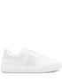 Versace Greca Embellished Faux Leather Sneakers White