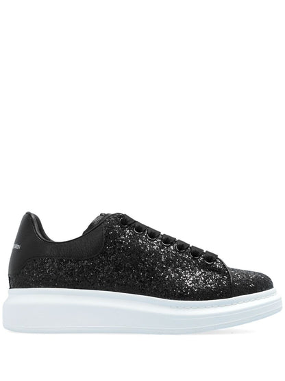 Alexander McQueen Oversized Low-Top Sneakers With Glitter 