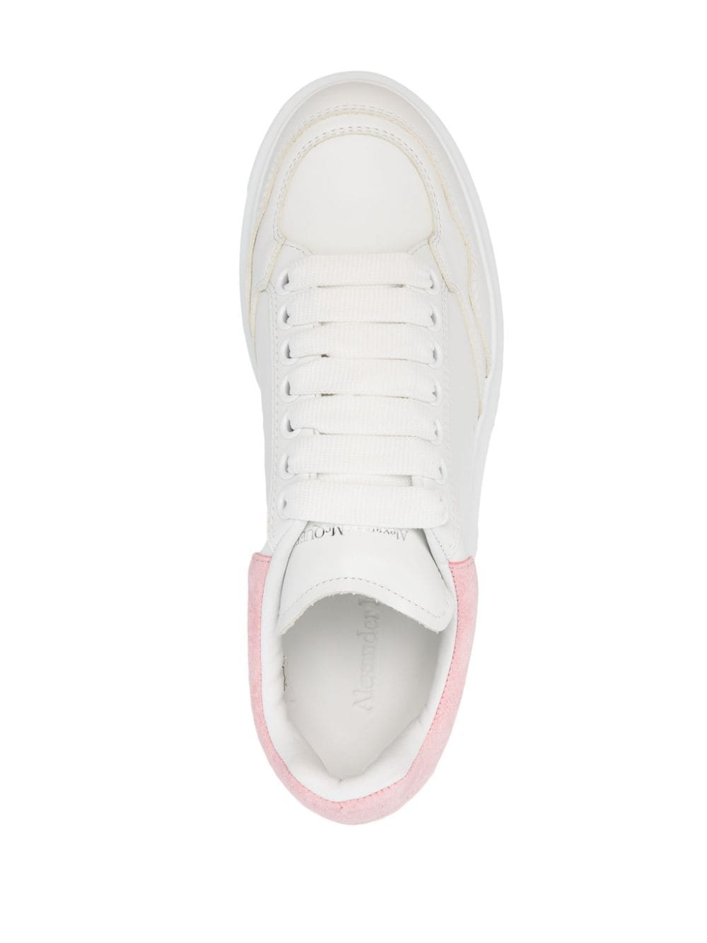 Alexander Mcqueen Oversized Leather Sneakers Pink