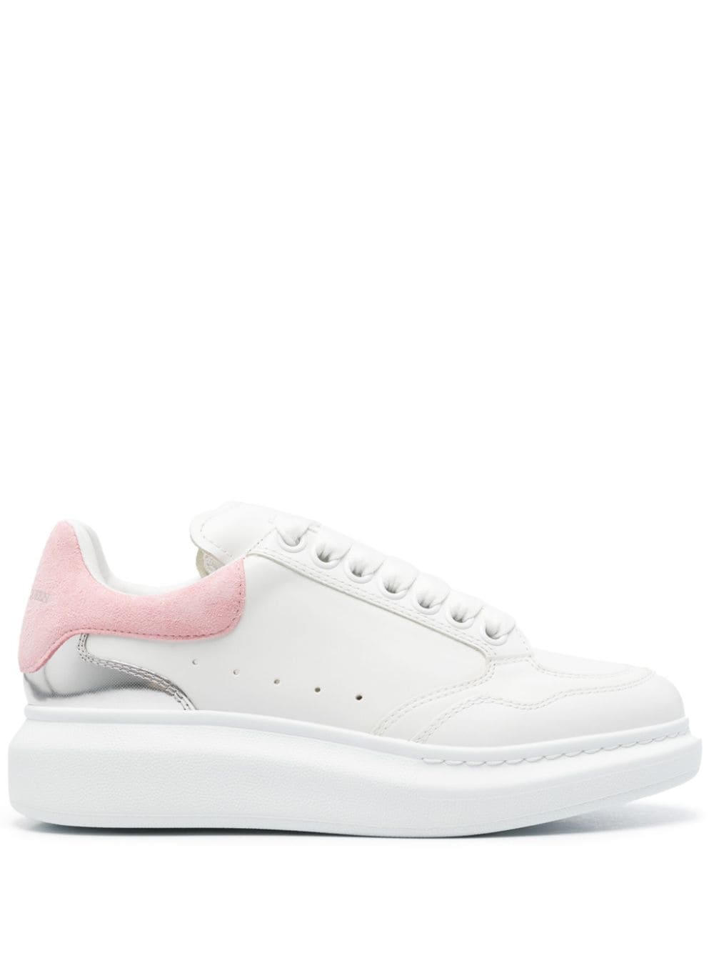 Alexander Mcqueen Oversized Leather Sneakers Pink