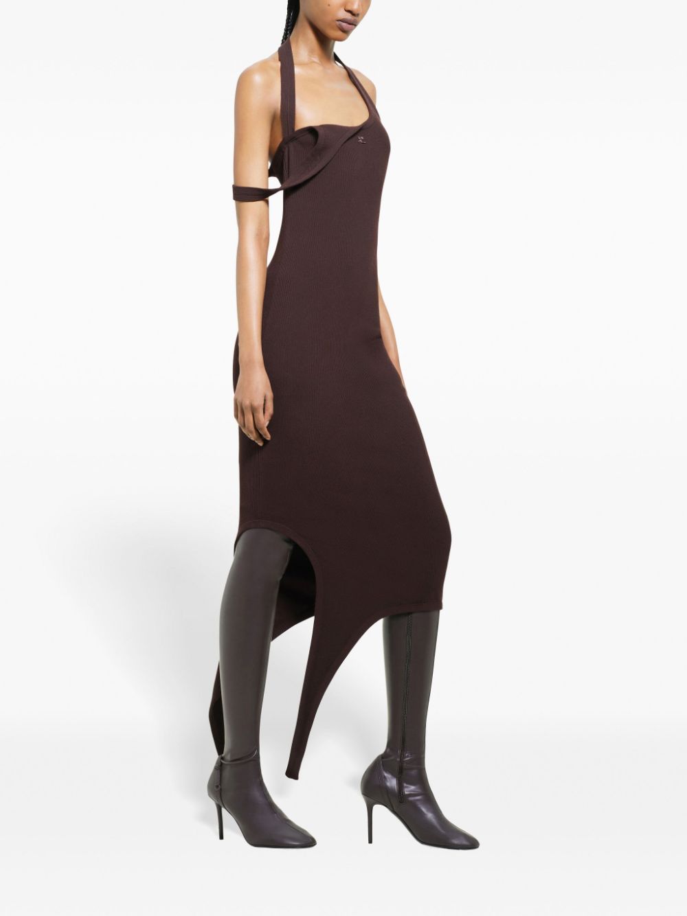 Asymmetrical Undressed midi dress