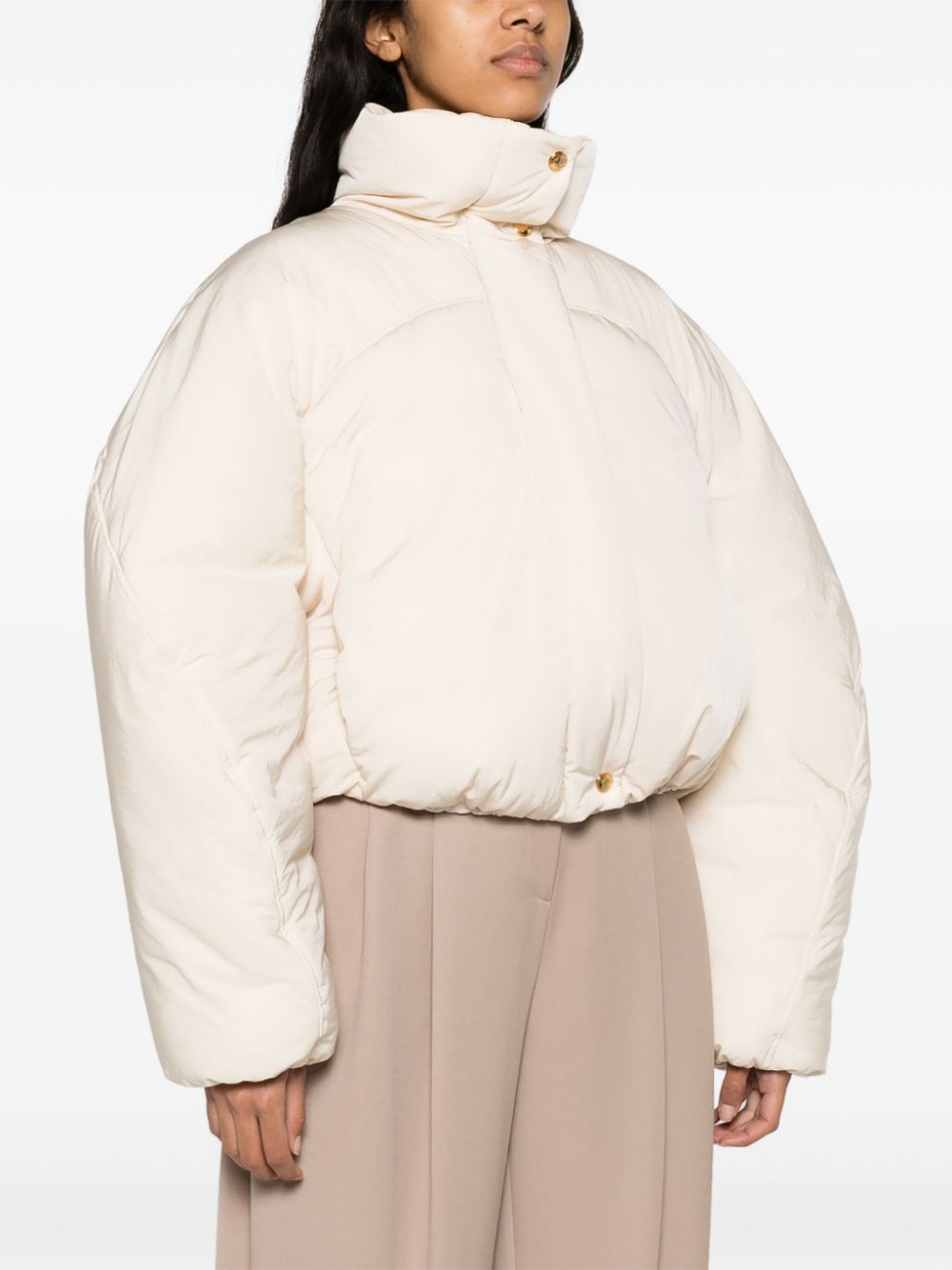 Caraco Cropped Puffer Jacket