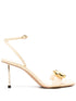 JACQUEMUS The Regalo 100mm Leather Sandals Ivory