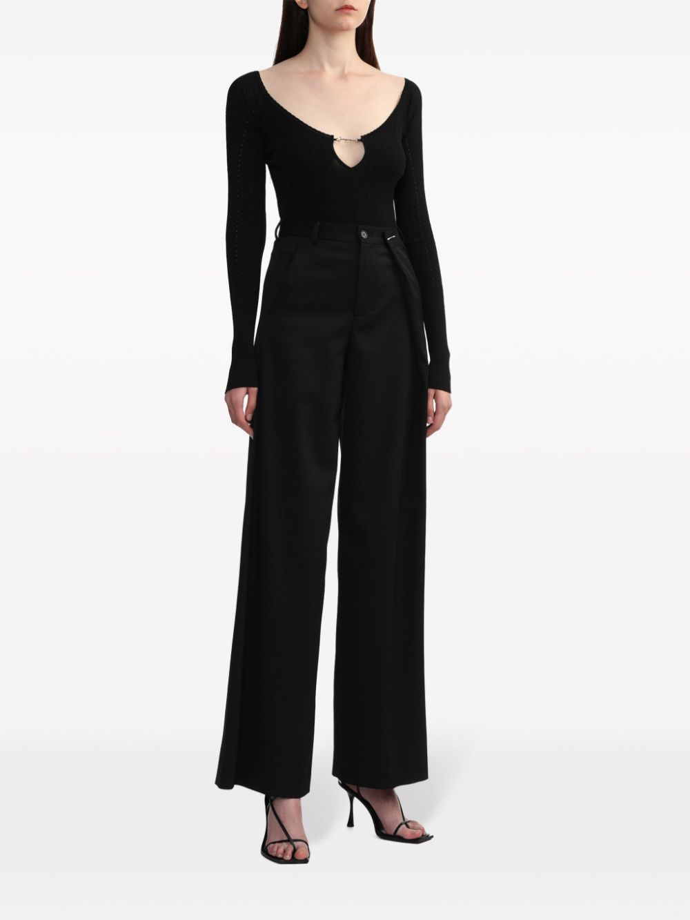 Jacquemus Le Haut Pralu top Black