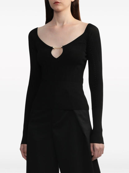 Jacquemus Le Haut Pralu top Black