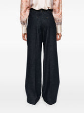 Zimmermann Illustration High-Rise Straight-Leg Jeans Blue