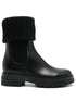 Gianvito Rossi Chelsea Leather Boots Black Black