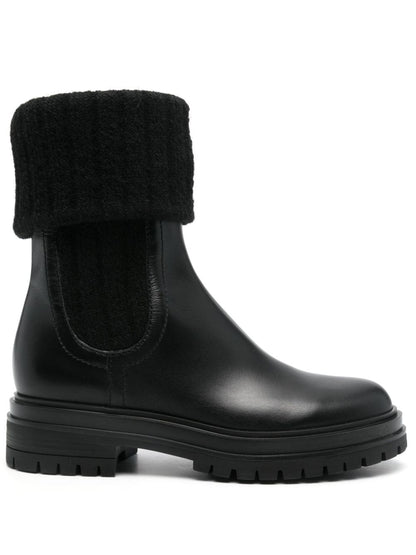 Gianvito Rossi Tenney Chelsea Boots Black
