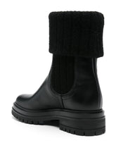 Gianvito Rossi Chelsea Leather Boots Black Black