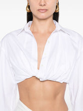 JACQUEMUS Cropped Bahia Shirts White