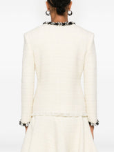 Givenchy Embroidered Wool Tweed Jacket Beige