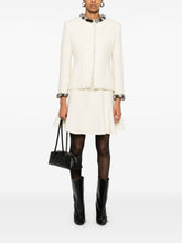 Givenchy Embroidered Wool Tweed Jacket Beige
