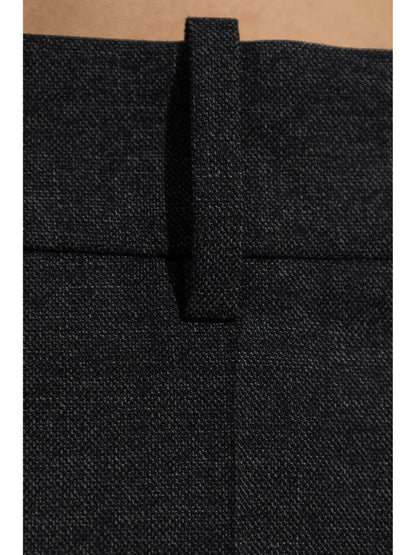 Givenchy Wide-leg Wool Trousers Grey