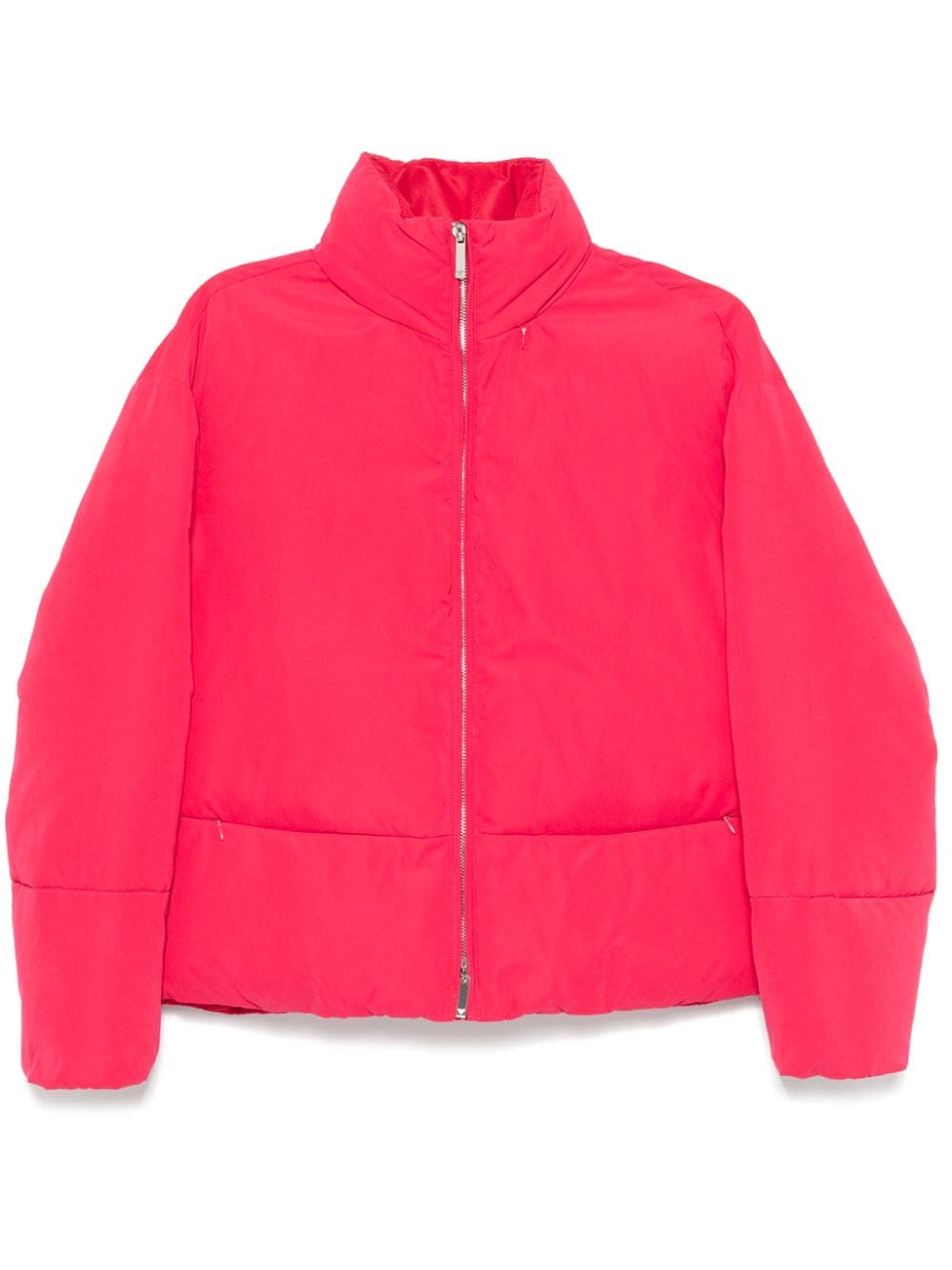 Poppy Red Puffer Coat