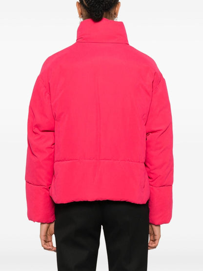 Poppy Red Puffer Coat