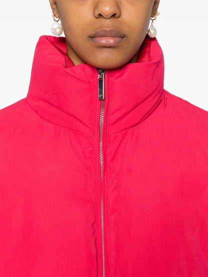 Poppy Red Puffer Coat