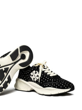 Tory Burch good luck studded trainers Black