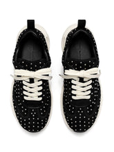Tory Burch good luck studded trainers Black