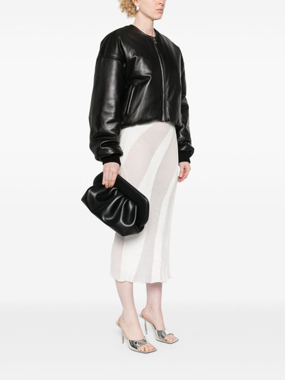 Themoirè Tia Bios Clutch Bag Black