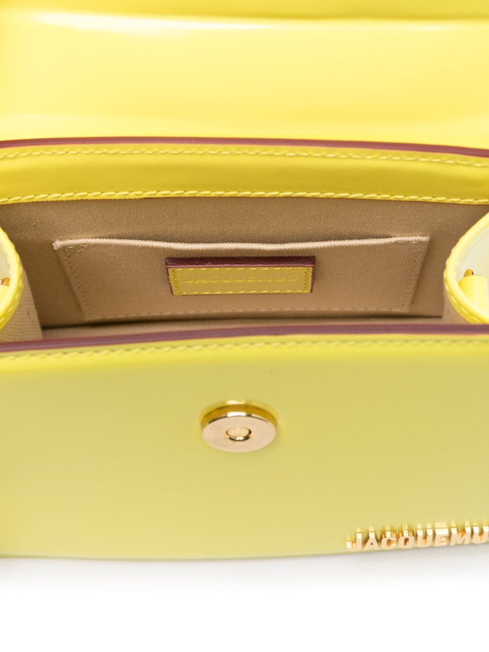 JACQUEMUS Le Chiquito Moyen Boucle Handbag Yellow