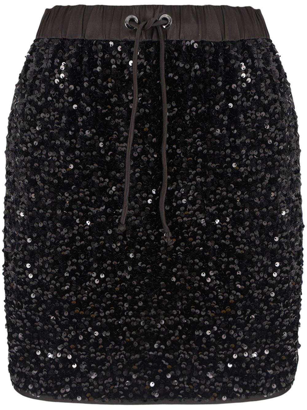 Pencil sequins mini skirts