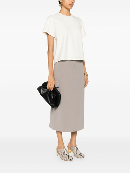 Themoiré Tia Vegan Clutch Bag Black